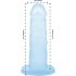 Dildo azul silicona con base - Cocteles Adictivos