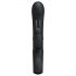 Pretty Love Webb - vibrador negro con estímulo clitorial, resistente al agua