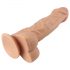 Lovetoy Real Extreme - Dildo con Ventosa y Testículos, 23cm (Natural)