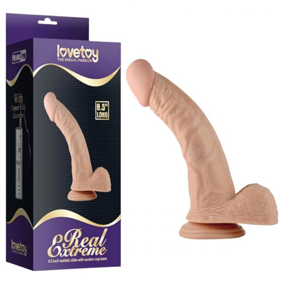 Lovetoy Real Extreme - Dildo Punto G - 21cm (natural)