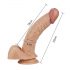 Lovetoy Real Extreme - Dildo Punto G - 21cm (natural)