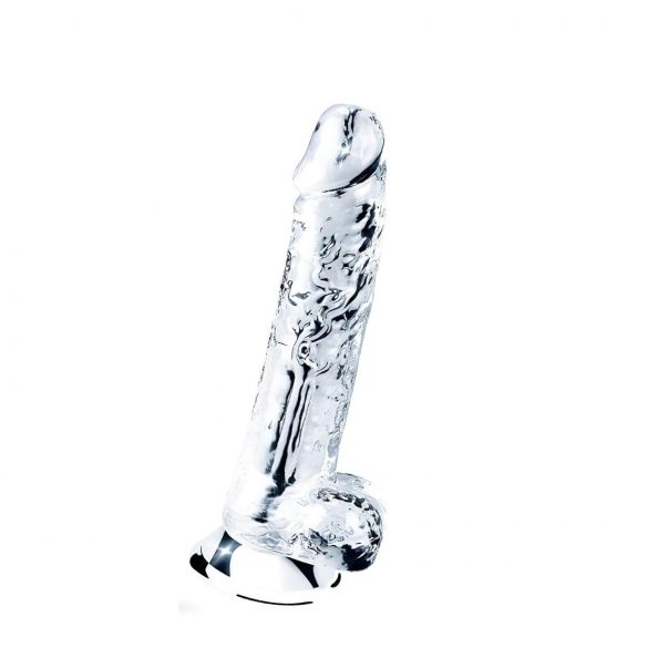 Lovetoy Flawless Clear - Dildo Transparente con Base de Succión - 19 cm