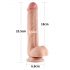 Dildo de doble capa 23cm natural - Deslizamiento Sensual