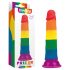 Dildo realista 19cm arcoíris Lovetoy Prider