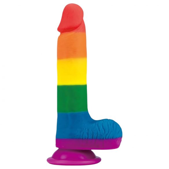 Lovetoy Prider - Dildo realista 20cm arcoíris