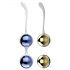 Nalone Yany Love - Set de bolas de geisha ajustable (azul-dorado)