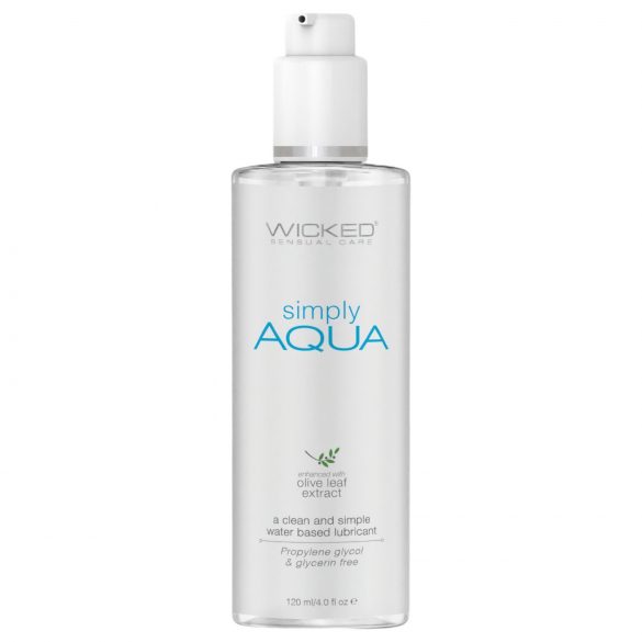 Wicked Simple Aqua - Lubricante vegano al 100% (120ml)