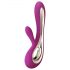 LELO Soraya 2 - Vibrador Impermeable con Estimulador de Clítoris (Lila)