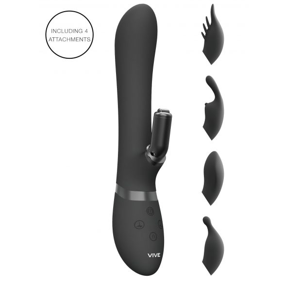 Vive Chou - 4en1 vibrador con brazo (negro)