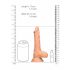 RealRock Dong 7 - Dildo realista con testículos (17cm) - natural