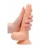 RealRock Dong 7 - Dildo realista con testículos (17cm) - natural