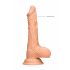 RealRock Dong 8 - Dildo realista con testículos (20 cm) - natural