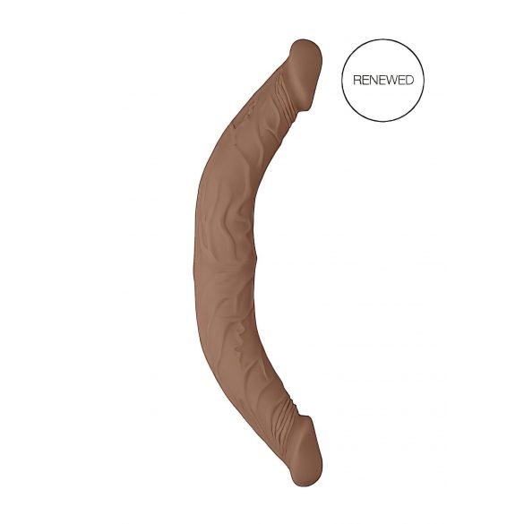 Doble Dildo RealRock 36cm - Tono Oscuro