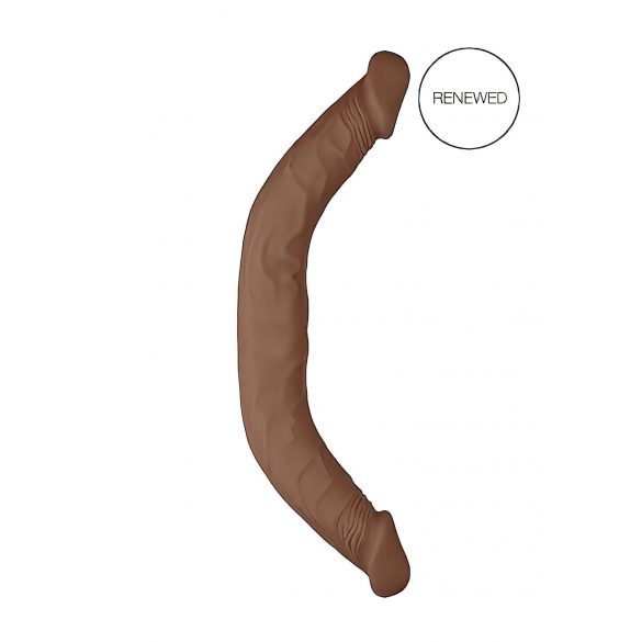 RealRock Doble Dildo 18 - 46cm - oscuro natural