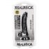 RealRock - Consolador realista con base de succión - 15,5cm (negro)