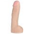 Doc Johnson Vac-U-Lock 12 - Dildo realista con testículos (natural)