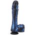 Mini Máquina Doc Johnson - vibrador impulsor azul con radiofrecuencia