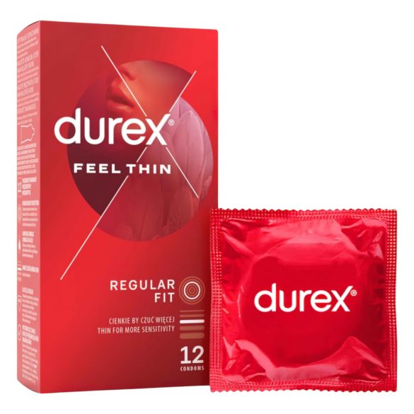 Durex Feel Thin - Sensación real (12 uds)