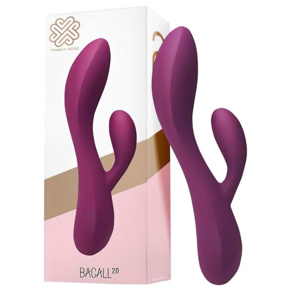 Vibrador G-spot con brazo clitorial Ross Bacall 2.0 (lila)