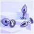 Playboy - juego de plugs anales (plata) - 3 piezas