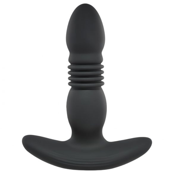 Playboy - Vibrador anal negro con impulso recargable