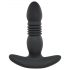 Playboy - Vibrador anal negro con impulso recargable