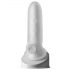 Fat Boy Micro Ribbed - funda pene (15cm) - blanco leche