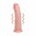 REALROCK - vibrador con ventosa natural (20,5cm)