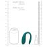 Loveline - vibrador dual, recargable y resistente al agua (verde)