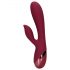 Loveline - Vibrador rojo con brazo para clítoris recargable