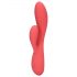 Loveline - Vibrador recargable e impermeable con estimulador de clítoris (rosa)