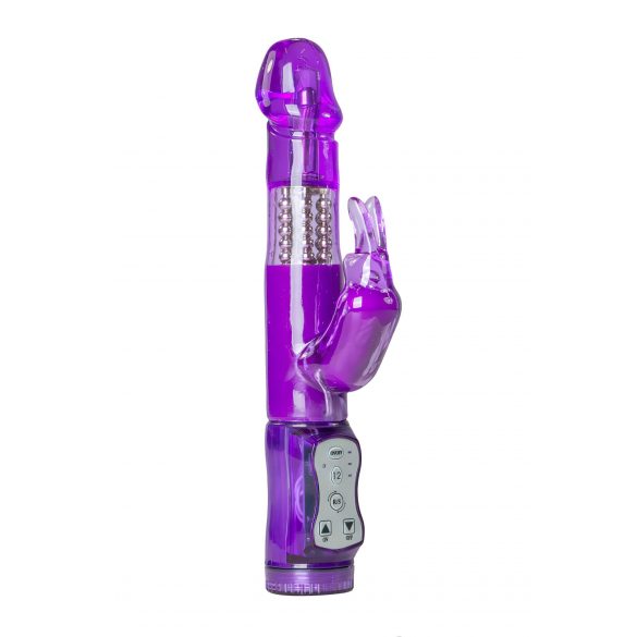 Easytoys Rabbit - vibrador con rotación y estimulación de clítoris (lila)