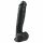 Easytoys - Gran dildo con ventosa y testículos (26,5 cm) - negro