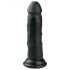 Easytoys - dildo realista con ventosa (15,5cm) - negro