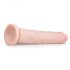 Dildo extra grande con ventosa (28,5cm) - natural