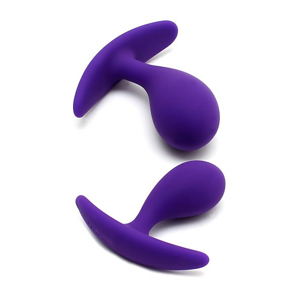 Rimba Copenhagen - set de plugs anales - morado (2 piezas)