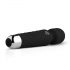 Mini Varita - vibrador masajeador recargable (negro)