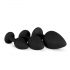 Set de plugs anales Easytoys Diamond (negro)