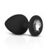 Set de plugs anales Easytoys Diamond (negro)