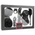 LoveBoxxx I love Black - Kit de ataduras con vibrador (6 piezas) - negro