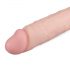 Real Fantasy Glynn - dildo realista con testículos - 25cm (natural)