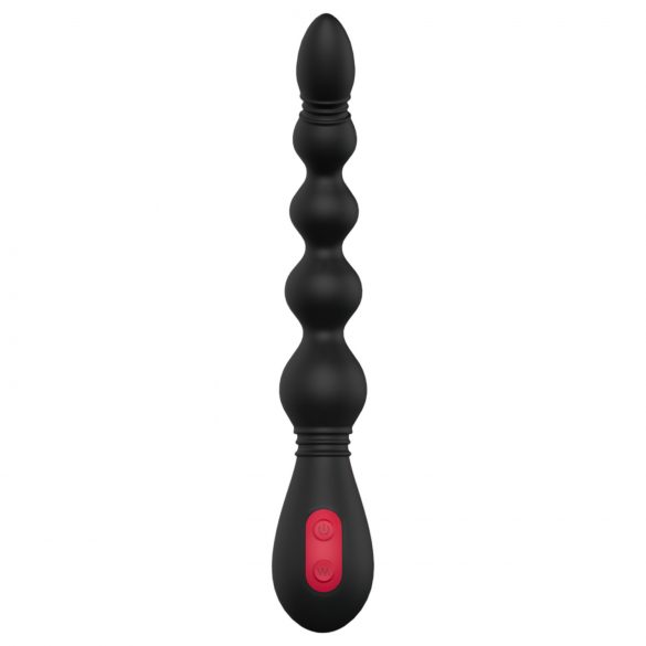 Cheeky Love - Vibrador anal recargable en perlas (negro)