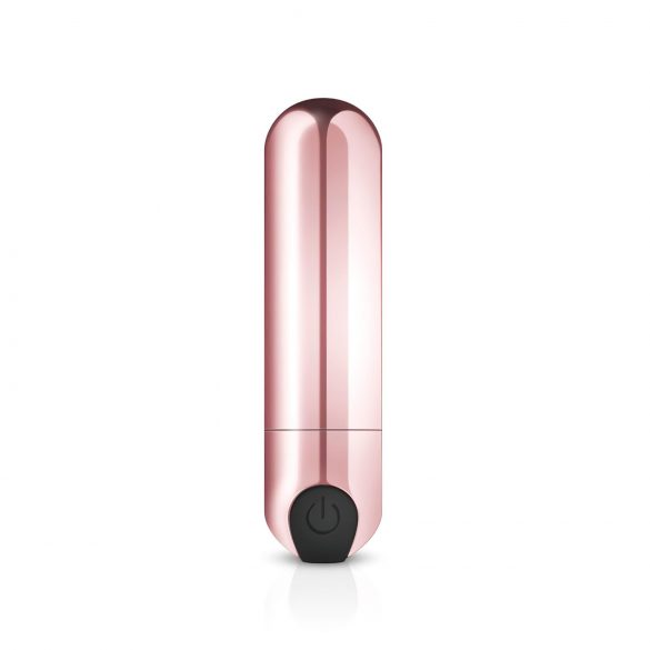 Rosy Gold Bullet - Mini vibrador en oro rosa recargable