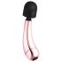 Varita Mini Curva Rosy Gold - Vibrador Masajeador Recargable (tono dorado rosa)