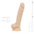 Real Fantasy Conrad - vibrador con ventosa - 20cm (piel natural)