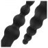 Easytoys - Set de vibrador anal recargable - 4 piezas (negro)