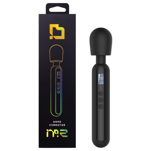 BLAQ - gran masajeador digital vibrador (negro)