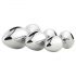 Set de plugs anales - Gleaming Love - plata (3 piezas)