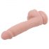 Señor Dixx 19,5cm: Dildo ventosa con testículos, natural