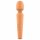 Glam - vibrador masajeador recargable (naranja)